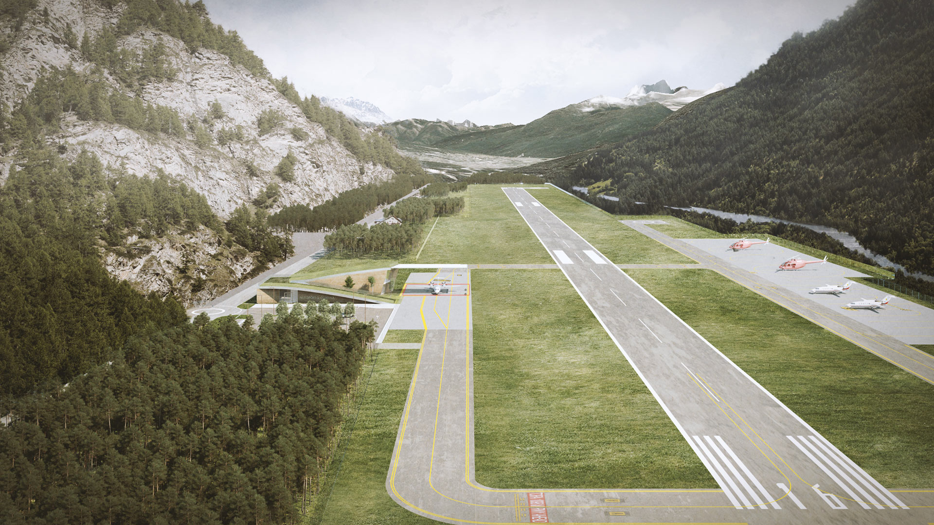 Aeroporto a Cortina d’Ampezzo